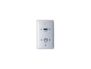 C2G/Cables to Go 39874 HDMI and USB Pass Through Single Gang Wall Plate, Brushed