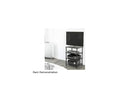 AUDIO STAND 4 SHELVES BLACK