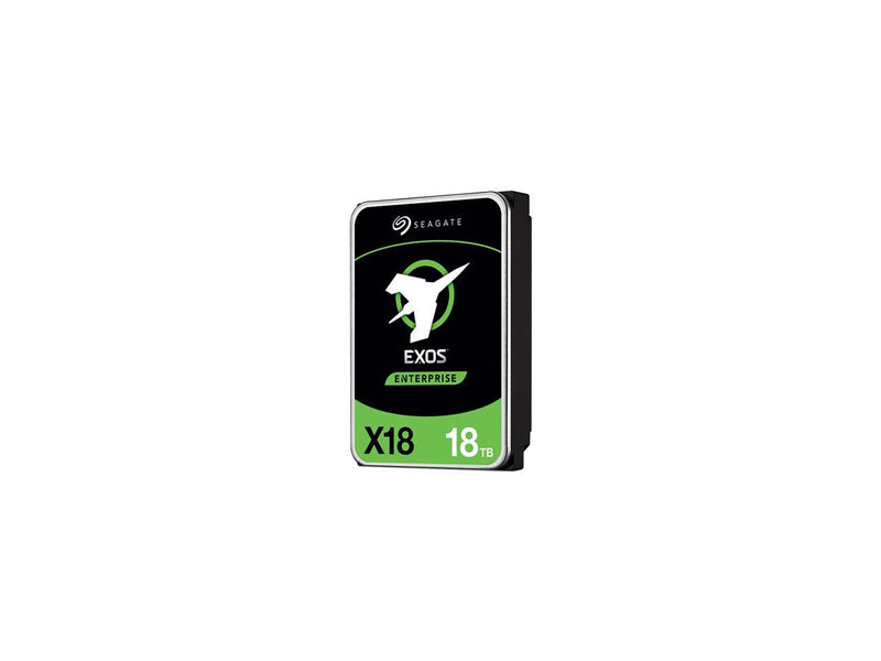 Seagate Exos X18 18TB Enterprise HDD - CMR 3.5 Inch Hyperscale SATA 6Gb/s