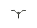 SIIG AC CEMT3E11S1 Dual Pole Arm MultiAngle Monitor Desk Mount Brown Box