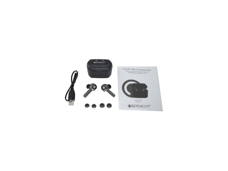 Spracht Earset - True Wireless - Bluetooth - Earbud - In-ear - Noise Cancelling