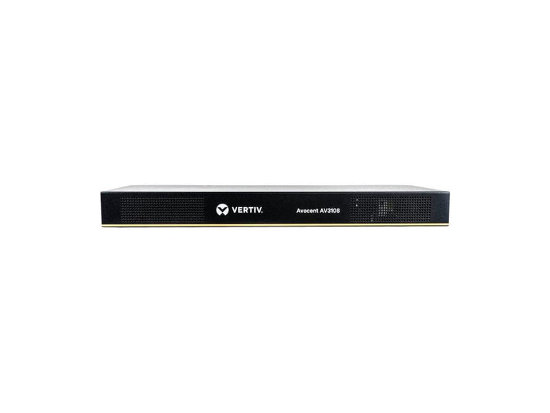 Vertiv Avocent AV3000 Rackmount KVM Over IP Switch, 8 Port KVM switches, Common