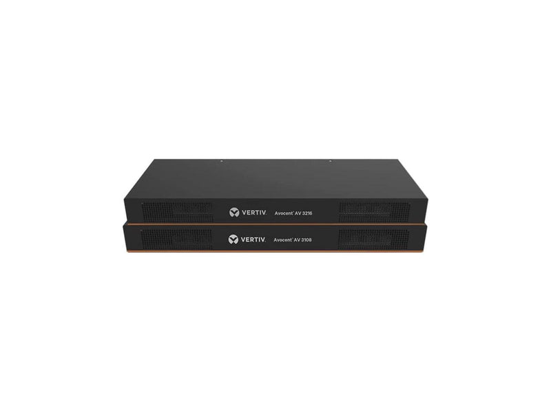 Vertiv Avocent AV3000 Rackmount KVM Over IP Switch, 8 Port KVM switches, Common