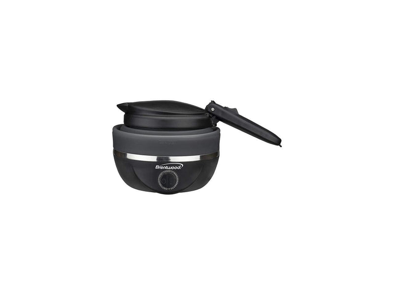 Brentwood KT-1508BK Dual Voltage 120/220v 0.8L 800W Travel Water Kettle Black