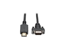 Tripp Lite HDMI to VGA Active Adapter Cable Low Profile HD15 M/M 1080p 10ft