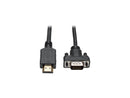 Tripp Lite HDMI to VGA Active Adapter Cable Low Profile HD15 M/M 1080p 3 ft.