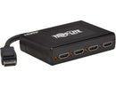 Tripp Lite 4-Port DisplayPort to HDMI Multi-Monitor Splitter, MST Hub, 4K 60 Hz,