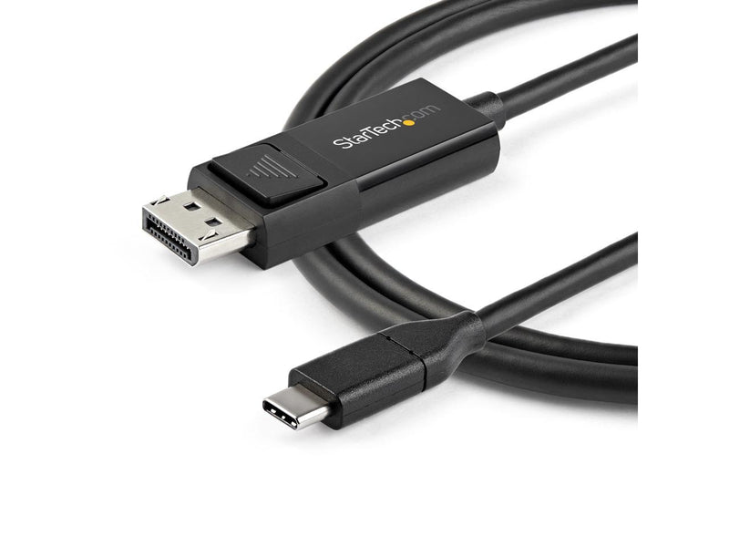 StarTech.com 3.3 ft. (1 m) USB C to DisplayPort 1.2 Cable - Bidirectional - 4K