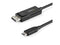 StarTech.com 3.3 ft. (1 m) USB C to DisplayPort 1.2 Cable - Bidirectional - 4K