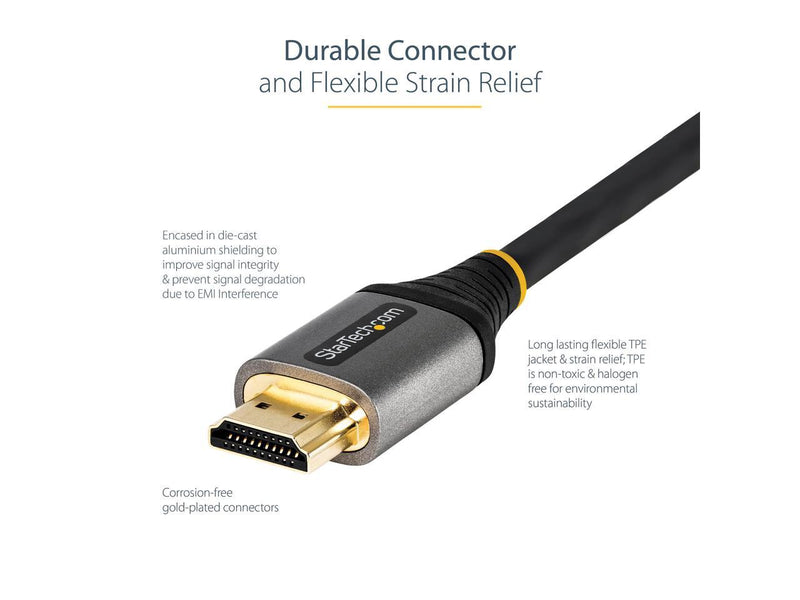 StarTech 9.8ft (3m) HDMI 2.1 Cable 8K - Certified Ultra High Speed HDMI Cable