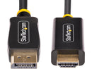 StarTech 3.3ft DisplayPort to HDMI Adapter Cable Black 3F-DP-HDMI-4K60-HDR