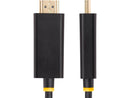 StarTech 3.3ft DisplayPort to HDMI Adapter Cable Black 3F-DP-HDMI-4K60-HDR