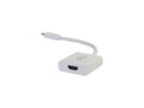 C2G 29475 C2G USB-C to HDMI Audio/Video Adapter - White - USB/HDMI for
