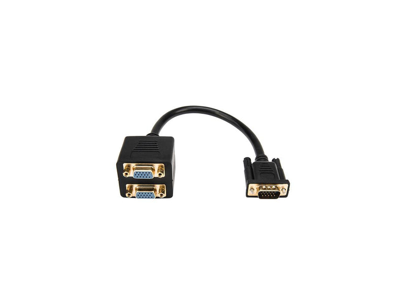 Rocstor Premium 1 ft VGA to 2x VGA Video Splitter Cable - M/F