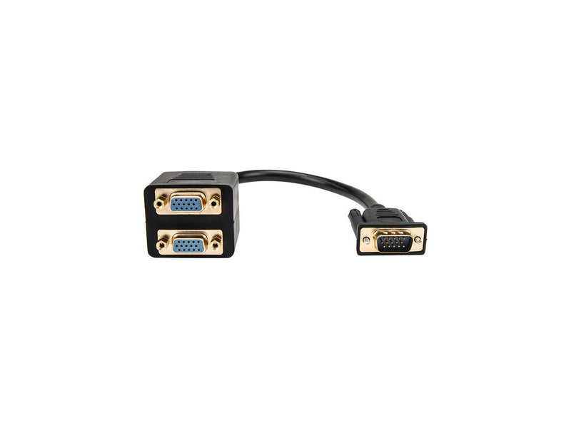 Rocstor Premium 1 ft VGA to 2x VGA Video Splitter Cable - M/F