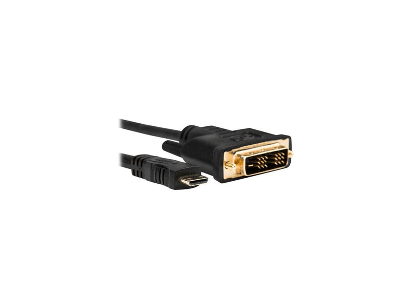 Rocstor Premium Y10C248-B1 10ft Mini HDMI to DVI-D M/M Cable, Black
