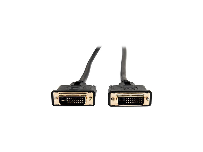 Rocstor Y10C245-B1 10ft DVI-D Dual Link Display Cable (m/m), Black