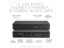 Kensington SD4790P USB-C Quad 4K Displaylink Docking Station, 100W Charging, 3 x