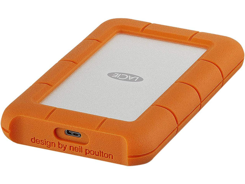 LaCie 1TB Rugged USB-C Portable Drive USB-C Model STFR1000800