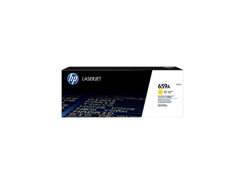 HP 659A Yellow Original LaserJet Toner Cartridge, ~13,000 pages, W2012A