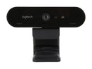 Logitech Brio 4K Webcam, Ultra 4K HD Video Calling, Noise-Canceling mic, HD Auto