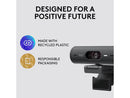 Logitech Brio 500 HD 1080p Webcam 4 Megapixels Graphite (960-001493)