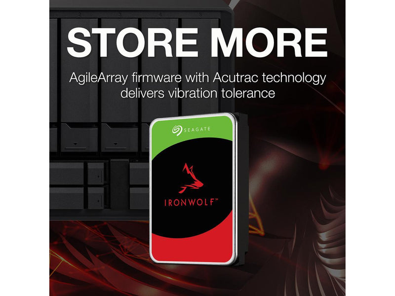Seagate IronWolf 10TB NAS Internal Hard Drive HDD - 3.5 Inch SATA 6Gb/s