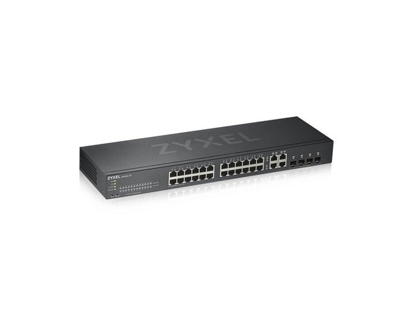 ZyXEL 24-Port 24-Port Gigabit Smart Nebula Cloud Managed Switch with 4 SFP