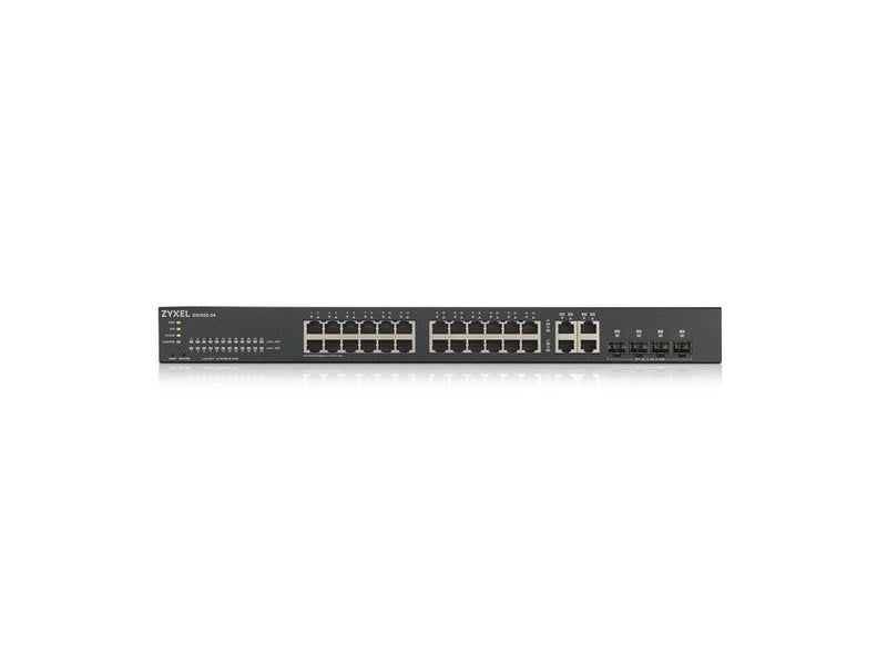 ZyXEL 24-Port 24-Port Gigabit Smart Nebula Cloud Managed Switch with 4 SFP