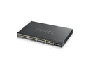ZyXEL 48-Port Gigabit Smart Nebula Cloud Managed PoE Switch, 48 PoE+ Ports at