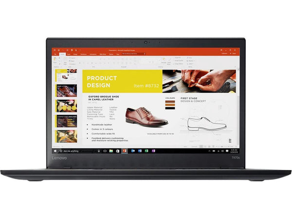 Lenovo ThinkPad T470s Laptop Intel i5-7300U 8 GB DDR4 256 GB SSD  14" FHD 1920 x
