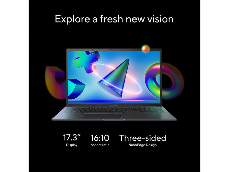 ASUS Vivobook 17X Laptop  - Intel i9 13900H - 16GB RAM 1TB SSD - Indie Black