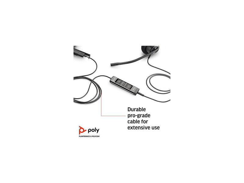 Poly - EncorePro 515 USB-A and USB-C USB Headset (Plantronics) - Cloud System