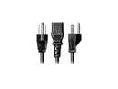 Rocstor Y10C111-B1 6ft. NAME 5-15P to C13 Standard Computer Power Cord Black