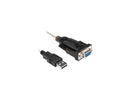 Rocstor 5ft 1 Port USB to Null Modem RS232 DB9 Serial DCE Adapter Cable with