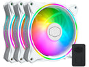 Cooler Master MasterFan MF120 Halo White Edition 3in1 Duo-Ring ARGB 3-Pin