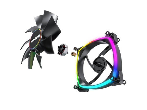 Montech AX 140 ARGB Standard Fan  1600PWM, High-End Durability, Silent