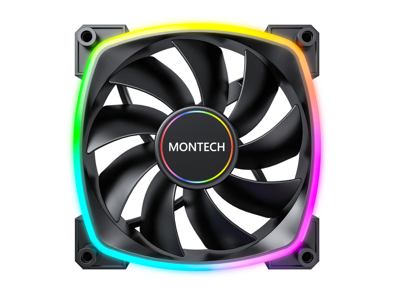Montech AX 140 ARGB Standard Fan  1600PWM, High-End Durability, Silent