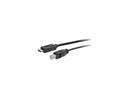 C2G 28859 6FT USB 2.0 USB-C TO USB-B CABLE M/M - BLACK