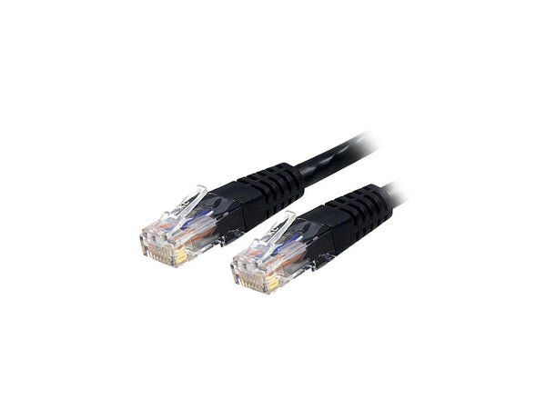 StarTech 6ft RJ-45 M/M Cat6 Stranded Patch Cable Black 10 Pack