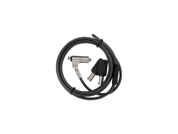 Targus DEFCON N-KL Mini Keyed Cable Lock - TAA Compliant - Black, Silver -