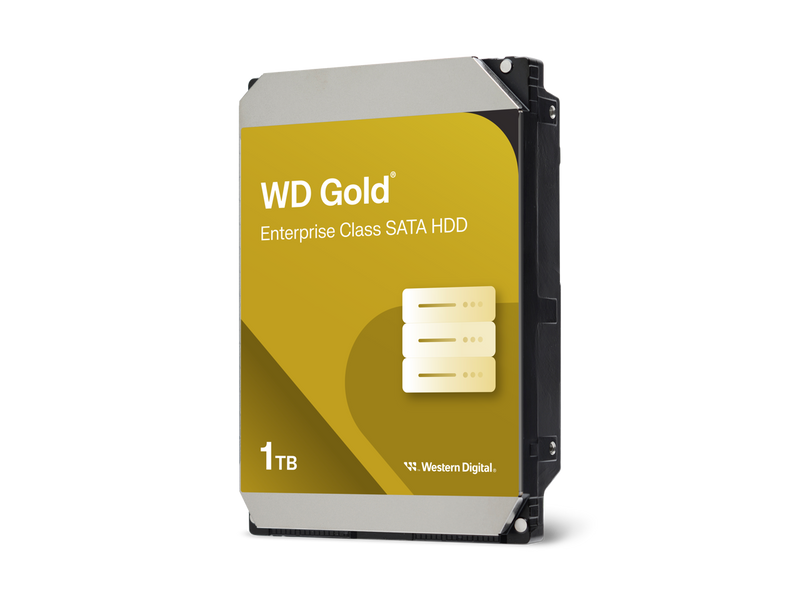 WD Gold 1TB Enterprise Class Hard Disk Drive - 7200 RPM Class SATA 6Gb/s 128MB