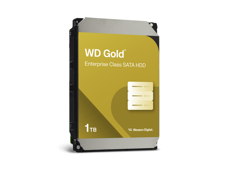 WD Gold 1TB Enterprise Class Hard Disk Drive - 7200 RPM Class SATA 6Gb/s 128MB