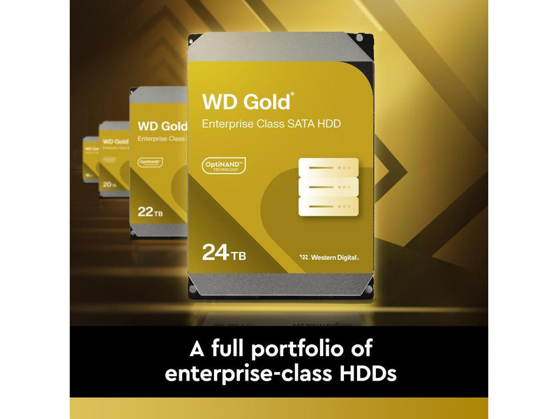 WD Gold 1TB Enterprise Class Hard Disk Drive - 7200 RPM Class SATA 6Gb/s 128MB
