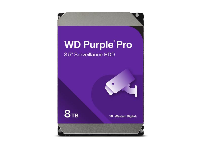 WD Purple Pro WD8002PURP 8TB 7200 RPM 256MB Cache SATA 6.0Gb/s 3.5" Hard Drives