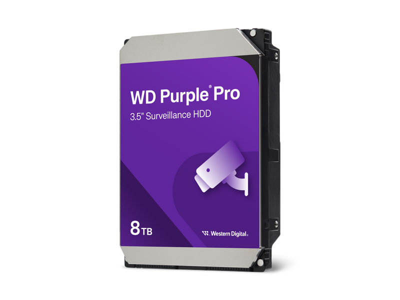 WD Purple Pro WD8002PURP 8TB 7200 RPM 256MB Cache SATA 6.0Gb/s 3.5" Hard Drives