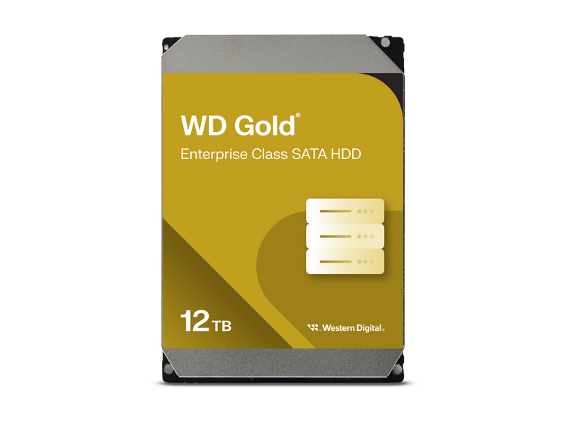 WD Gold 12TB Enterprise Class Hard Disk Drive - 7200 RPM Class SATA 6Gb/s 512MB
