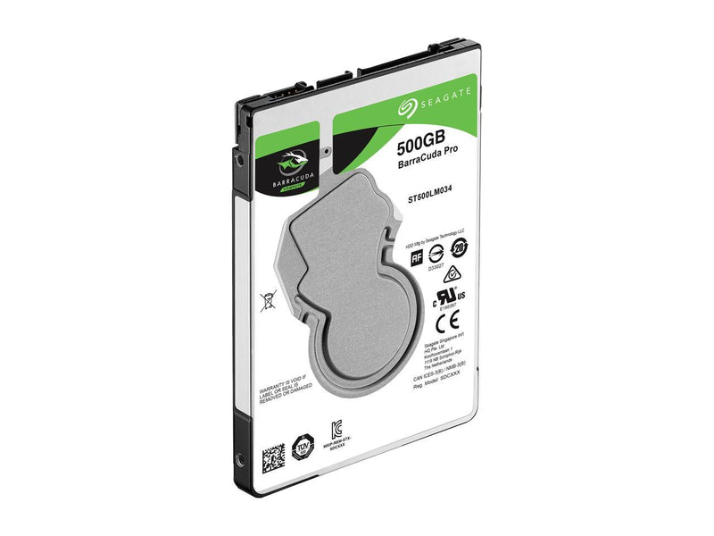 Seagate BarraCuda Pro ST500LM034 500GB 7200 RPM 128MB Cache SATA 6.0Gb/s 2.5"