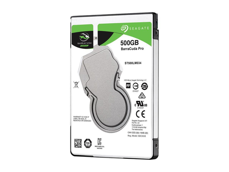 Seagate BarraCuda Pro ST500LM034 500GB 7200 RPM 128MB Cache SATA 6.0Gb/s 2.5"