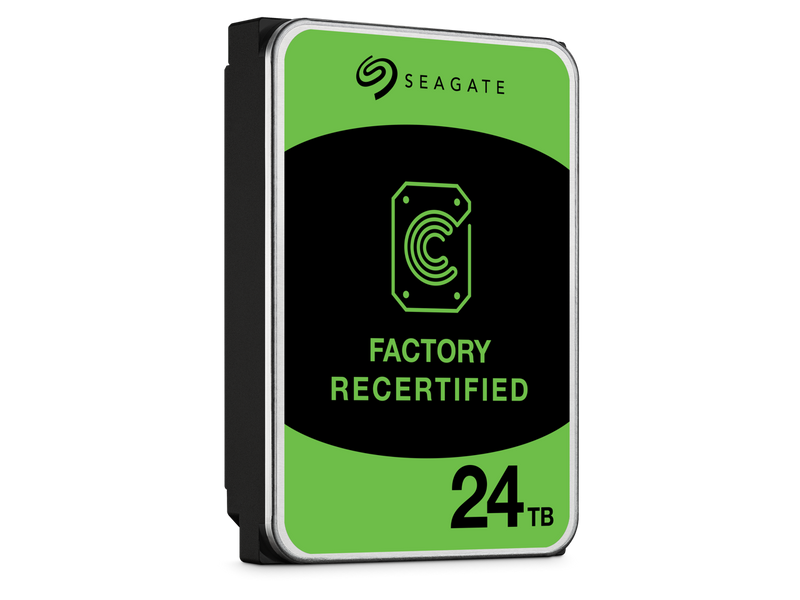 Seagate (Recertified) Exos X 24TB Internal Hard Drive HDD - 3.5 In CMR SATA